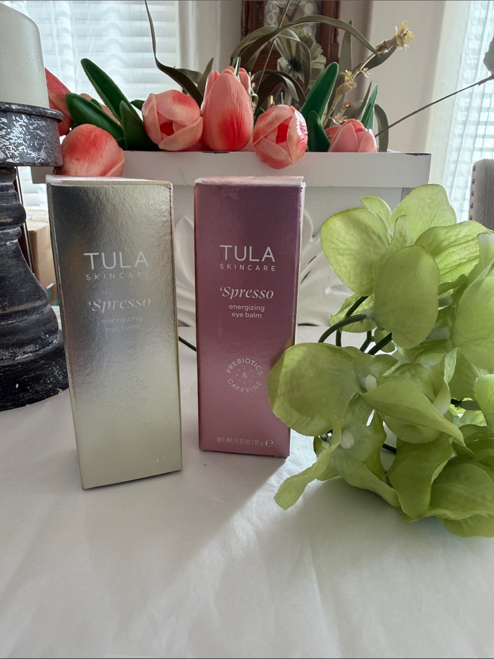 NIB! #909 TULA SKINCARE ‘Spresso Energizing Eye Balm - LOT of TWO